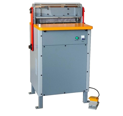 Super 450 A3,A4,A5,A6 Double Wire / Plastic Comb / Spiral Coil Calendar Punching And Binding Machine
