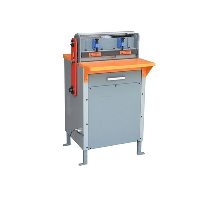 Super 450 A3,A4,A5,A6 Double Wire / Plastic Comb / Spiral Coil Calendar Punching And Binding Machine