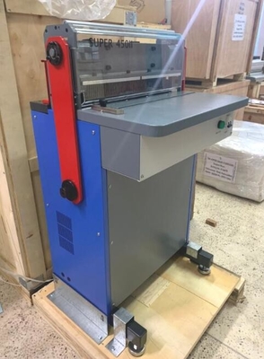 Super 450 A3,A4,A5,A6 Double Wire / Plastic Comb / Spiral Coil Calendar Punching And Binding Machine