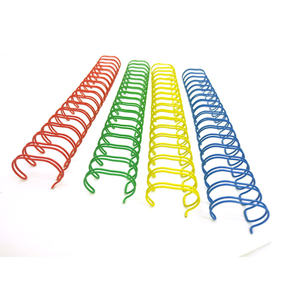 60 Sheets 5/16'' Colorful Double Wire O Metal Double Loop Wire