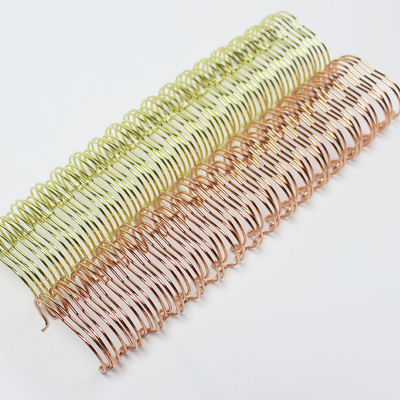 60 Sheets 5/16'' Colorful Double Wire O Metal Double Loop Wire